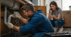 Emergency Plumbing Service and water pipe repair services, burst pipe