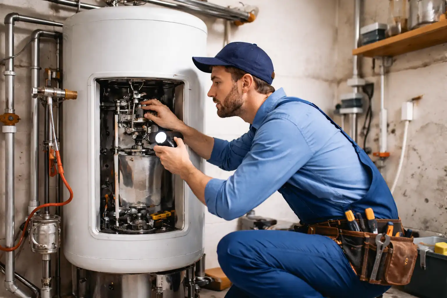 hot water plumber in perth